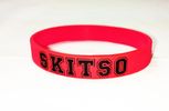 Red and Black SKITSO Wristband