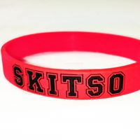 Red and Black SKITSO Wristband