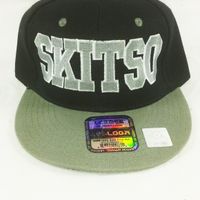 Silver and Black w/Silver SKITSO Snapback