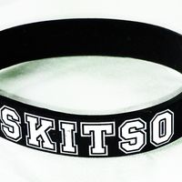 Black and White SKITSO Wristband