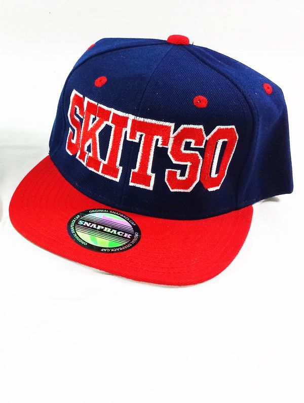 Blue and Red w/Red SKITSO Snapback