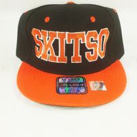 Orange and Black w/Orange SKITSO Snapback