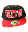 Red and Black w/Red SKITSO Snapback