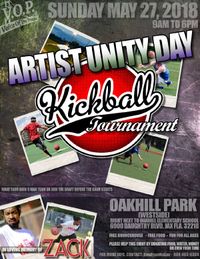 ASKMEIFICARE at Artist Unity Day Kickball Game