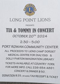 Long Point Lions Club Benefit