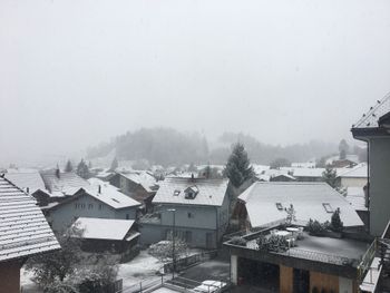 Out my window in Frutigen the next morning.
