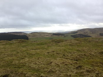 Towards the river Tay from Dunsinane Hill
