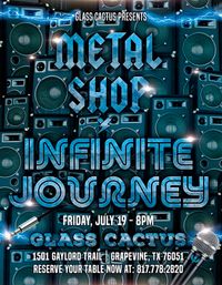 Infinite Journey and Metal Shop Rock Glass Cactus!