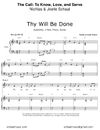 Thy Will Be Done - Assembly, 3 Part, Piano, Guitar