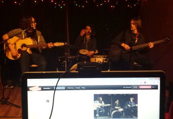 Broadcasting a rare acoustic set live to audience at Wake The Dead and online
