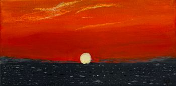"Sunset Siesta", acrylic
