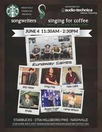 "Songwriters Singing For Coffee"  - OFF BROADWAY CMA WEEK MORNING SHOW
