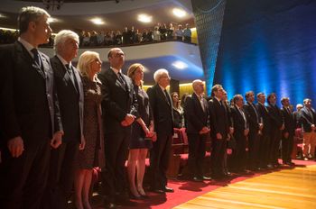 Sergio Mattarella y Horacio Rodríguez Larreta
