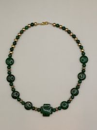 Green Pyrite Necklace