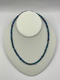 Turquoise and lapis necklace