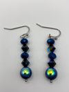 Black Aurora Borealis Earrings