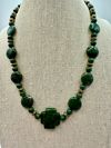 Green Pyrite Necklace