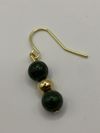 Green Pyrite Earrings