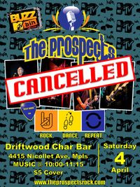 Cancelled: The Prospects @ Driftwood Char Bar