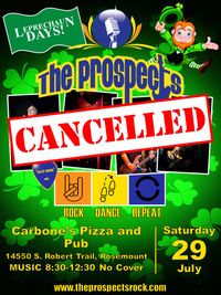 CANCELLED: The Prospects @ Carbone's: Leprechaun Days!