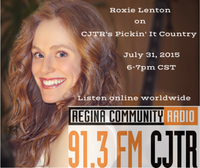 Roxie Lenton on CJTR's Pickin' It Country