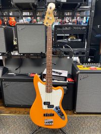 Used Fender Player Jaguar Bass Capri Orange