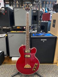 Epiphone Allen Woody Rumblekat Artist Series Bass Guitar - Wine Red