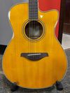 Yamaha FSC-TA TransAcoustic Concert Cutaway Acoustic/Electric Guitar - Vintage Tint