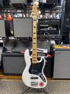 Used Squier Vinatge Modified 70's Jazz Bass V - Olympic White