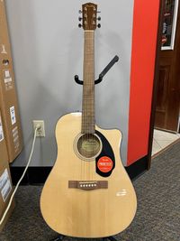 Fender CD-60SCE Acoustic Guitar - Natural