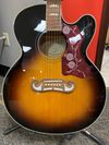 Epiphone J-200EC Studio Acoustic-Electric Guitar - Vintage Sunburst