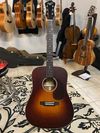 Recording King Series 11 Dreadnought Acoustic-Electric Guitar - Transparent Brownburst