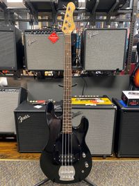 Used Samick Music Man Style Bass Guitar - Black