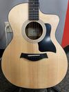 2022 Taylor 114ce Acoustic/Electric Guitar - Natural w/ Walnut back and sides