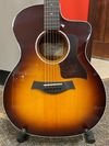 Taylor 214ce-SB DLX Acoustic/Electric Guitar - Tobacco Sunburst