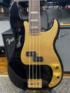Squier 40th Anniversary Gold Edition Precision Bass - Black