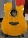 Yamaha FGC-TA TransAcoustic Dreadnought Guitar - Vintage Tint