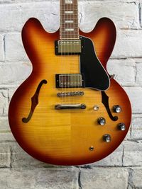 Epiphone ES-335 Figured Semi-hollowbody Electric Guitar - Raspberry Tea Burst