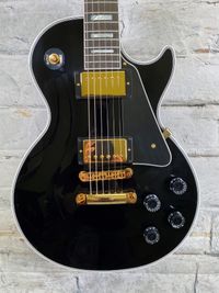 Gibson Custom Les Paul Custom - Ebony with Ebony Fingerboard