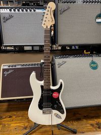 Squier Affinity Series Stratocaster Electric Guitar - Olympic White