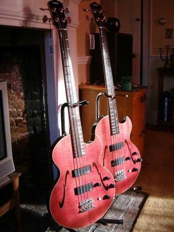 2 stock Billy Sheehan BEX-BS basses
