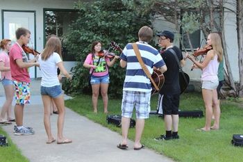 Always jam time at Camp Calvin
