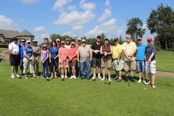 1st annual Camp Calvin Classic golfers
