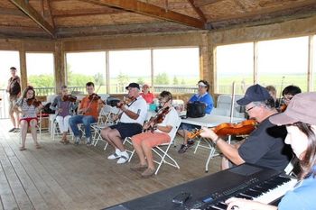 Jam in the gazebo
