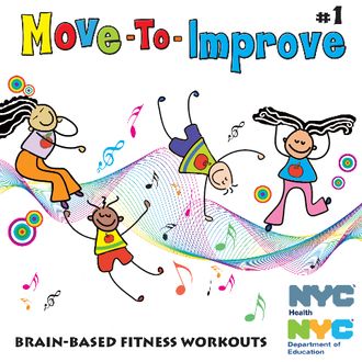Brain-Based movement-to-music children's fitness workouts by RONNO and Liz Jones-Twomey of Kids-Move.com  |  Michelle Obama - Let's Move