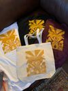 Limited Edition Golden "Milk & Honey" Silk Screened Tees and Totes