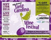 Taste Carolina Wine Festival