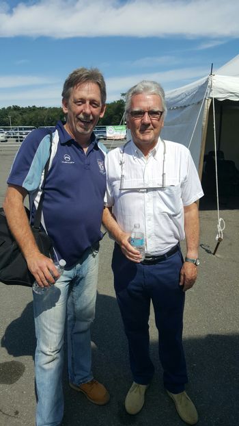 with Johnny McEvoy at the South Shore Irish Fest
