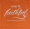 Long Sleeve "God Is Faithful" Shirt