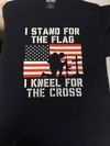 Stand for the Flag/Kneel at the Cross Short Sleeve Shirt